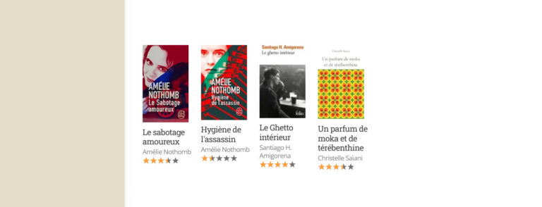 Carnet de lecture, octobre